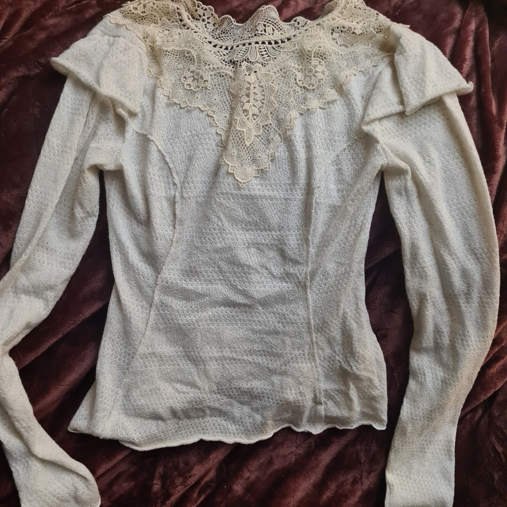 Free people blouse top medium